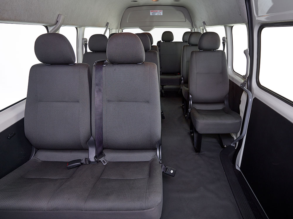 12 seater interior